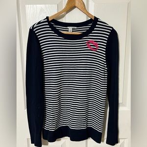 Halogen pink lip sweater